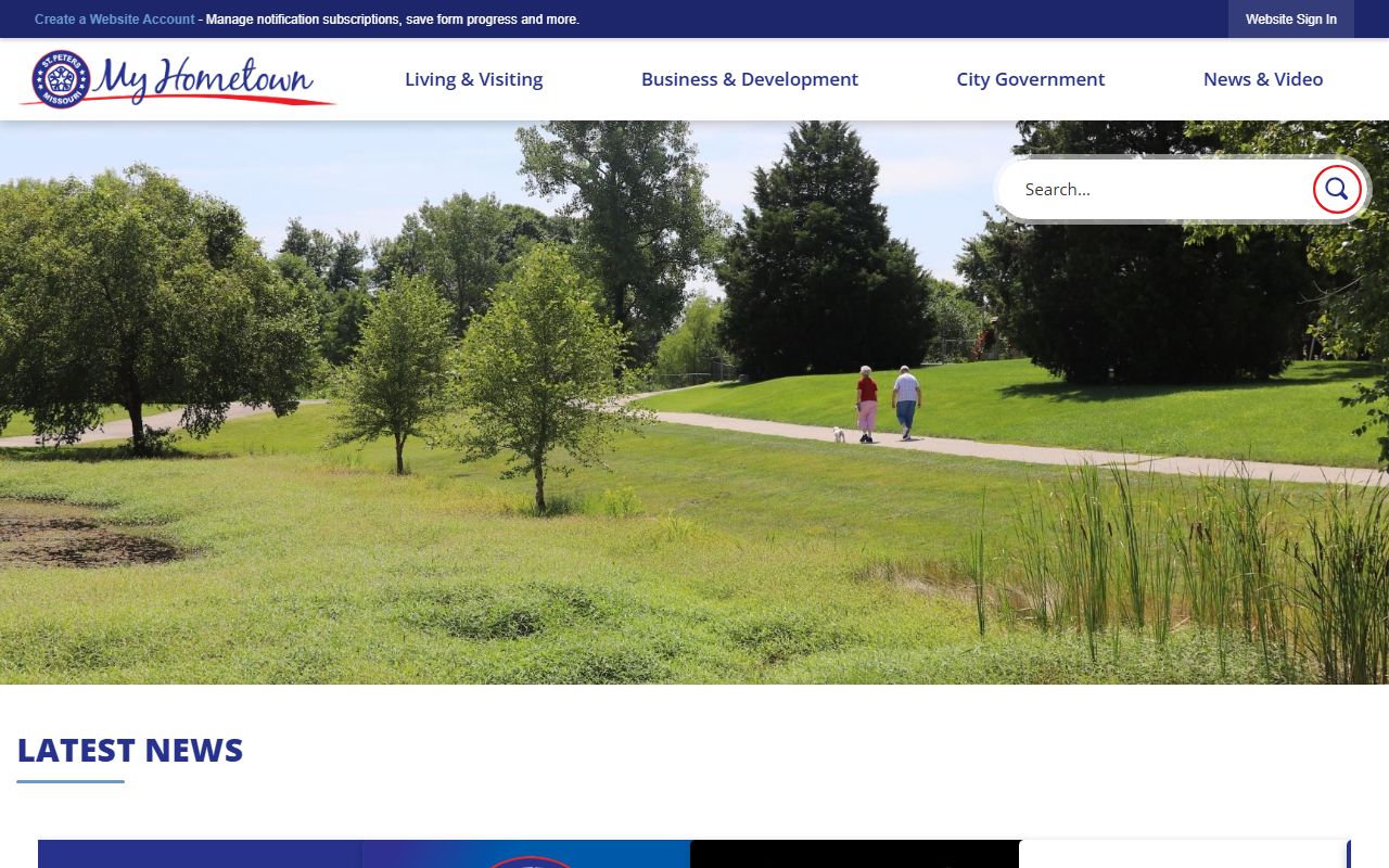 st. peters city website genealogy records st. charles county