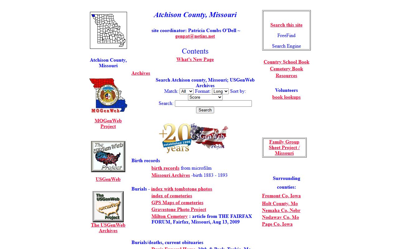 atchison county mogenweb genealogy records page