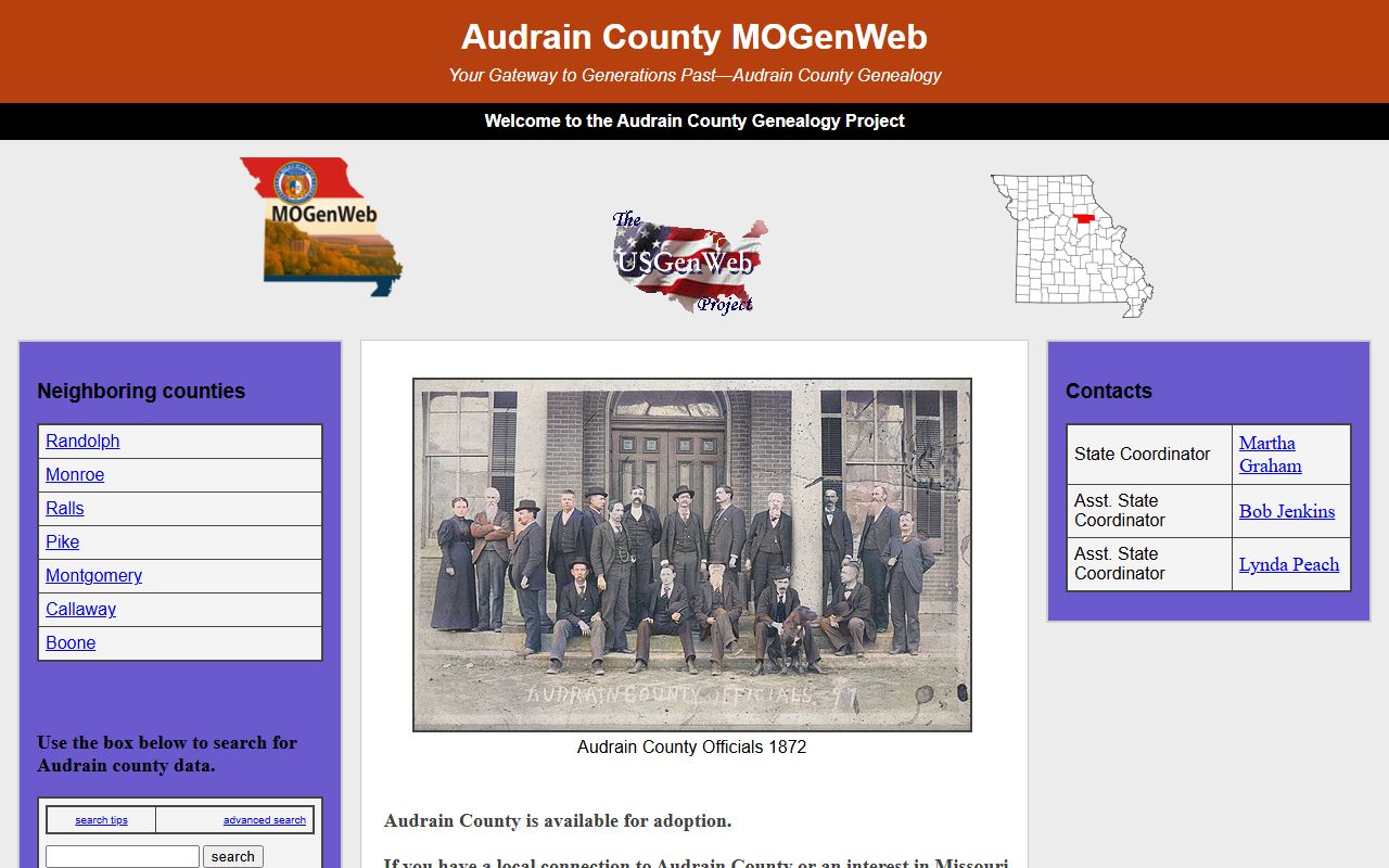 audrain county mogenweb genealogy records and family history