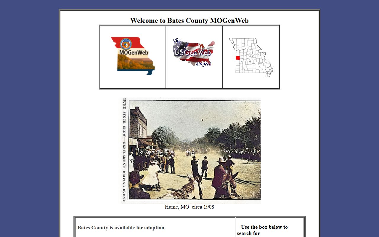 bates county genealogy records mogenweb research