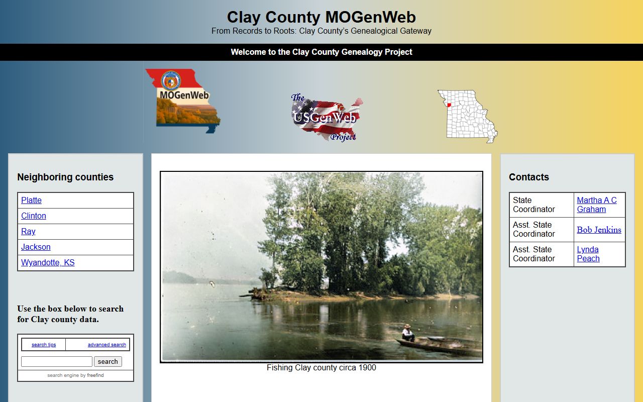 clay county missouri genealogy records mogenweb