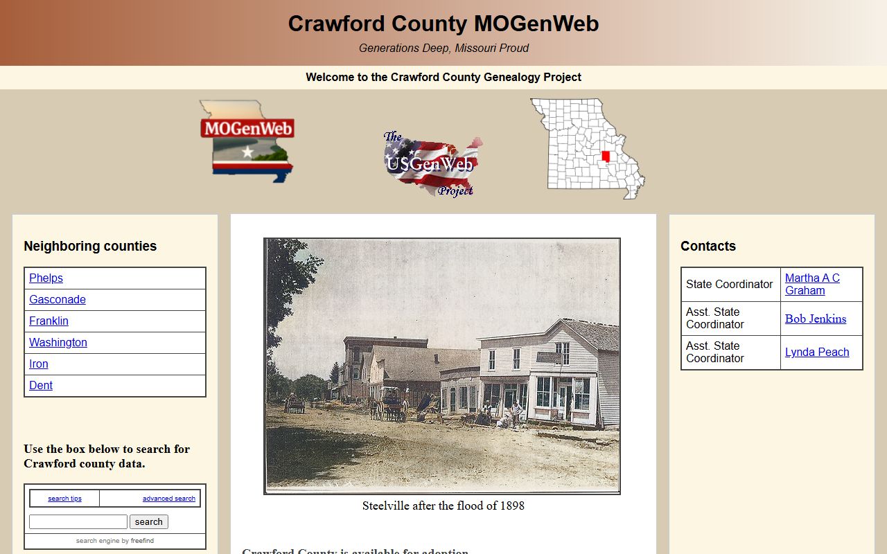 crawford county missouri genealogy records mogenweb