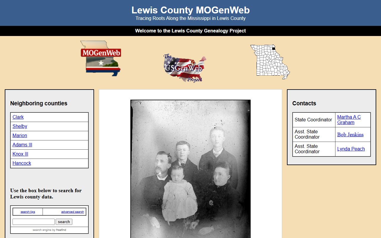 lewis county missouri genealogy records mogenweb page