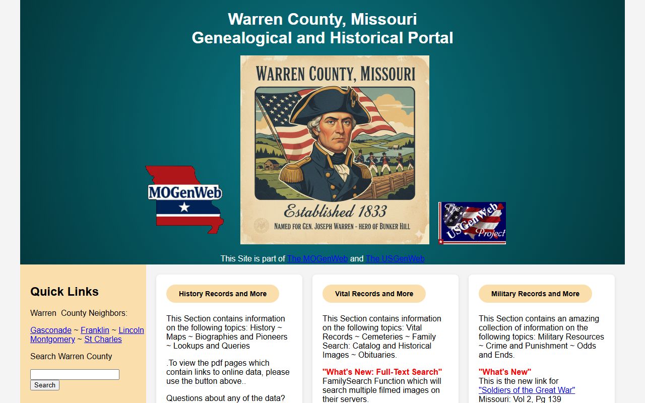 warren county genealogy records mogenweb