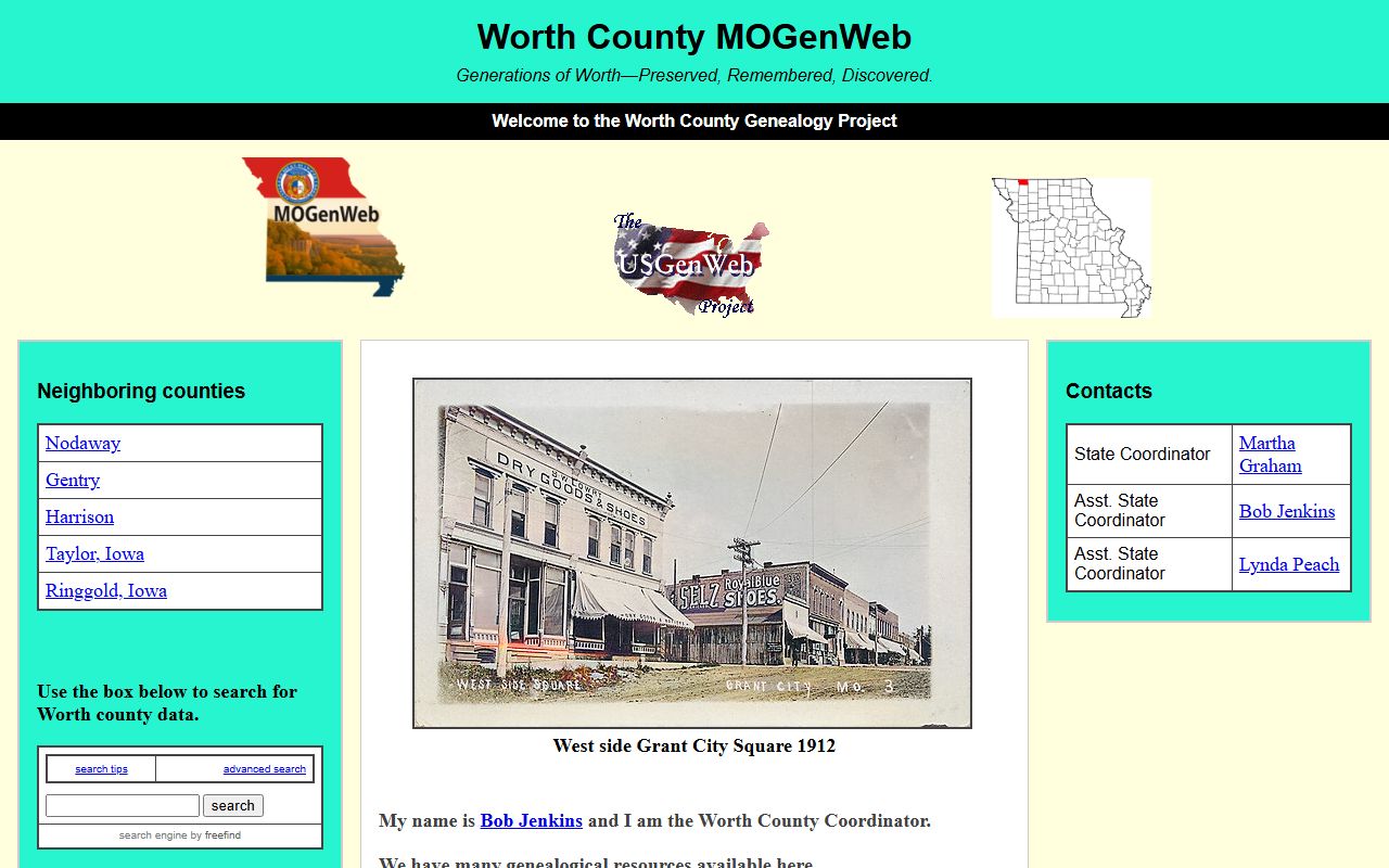 worth county genealogy records mogenweb