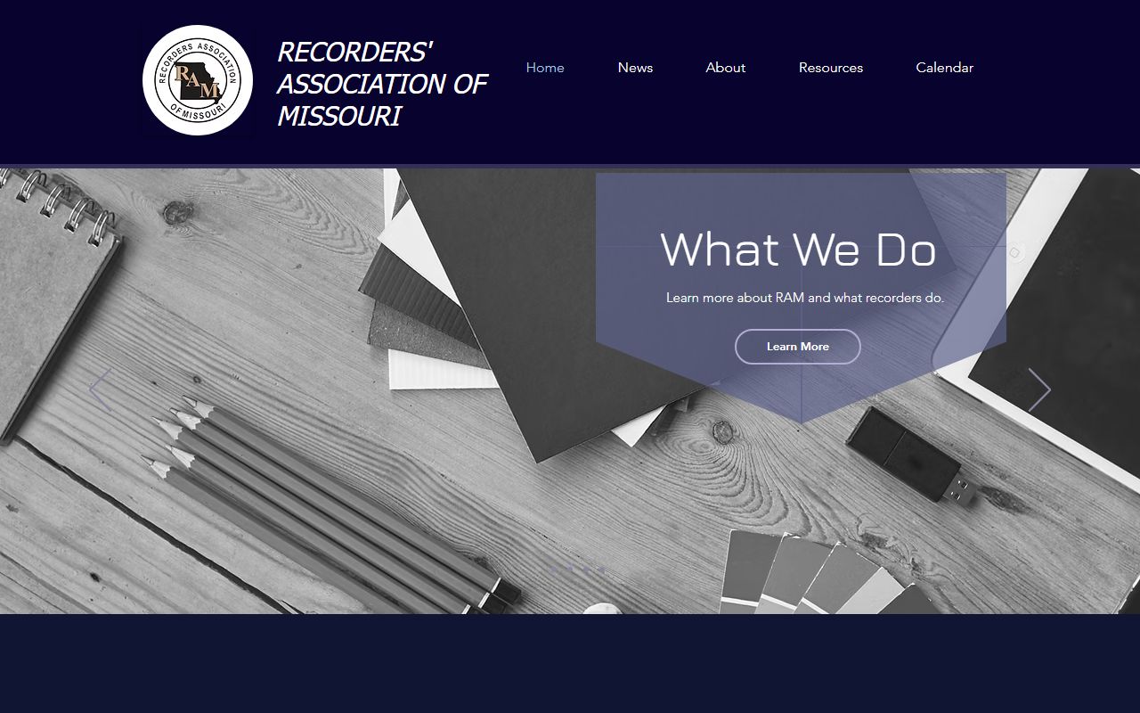 Missouri Recorders Association website listing county recorder contact information